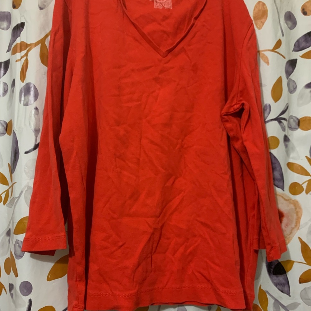 ❤️FREE WITH URCHAE. Jones New York V-Neck top Sz XL